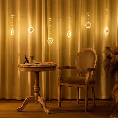 Lámpara Led Holiday Light Usb Para Decoración Navideña Con F