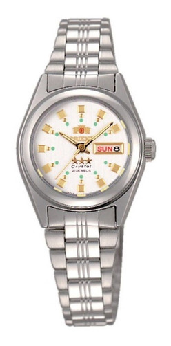 Reloj Orient Fnq1x003w Mujer Color de la correa Plateado