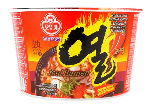 Ramen Coreano Muy Picante Yeul Ramen Tazón