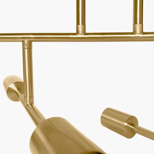 Lámpara De Techo Lexie X6 Bronce Form
