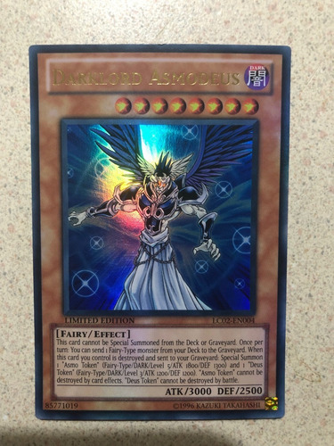 Darklord Asmodeus Yugioh! (Usado)