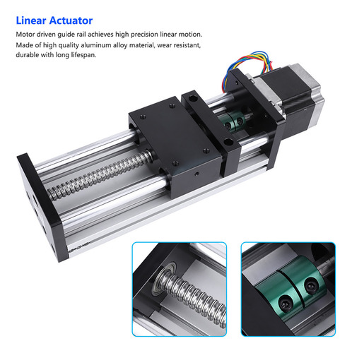 Mesa Deslizante Linear De Trilho De Guia Motorizado De 400 M