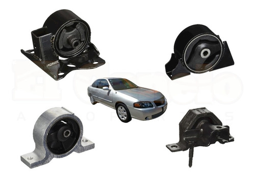 Kit Soportes Sentra Automatico 2000 2003 2004 2005 2006 1.8