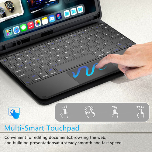 Funda +touchpad Teclado For Samsung Galaxy Tab A9 Plus 11