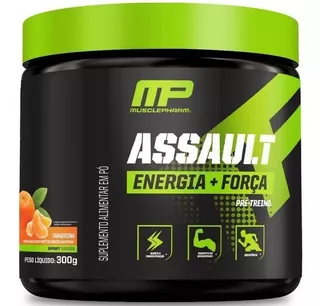 Pré Treino Assault - Ultra Concentrado - 300g - Muscle Pharm