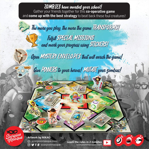 Zombie Kidz Evolution | 1 Juego Para Niños En Boardgamegeek