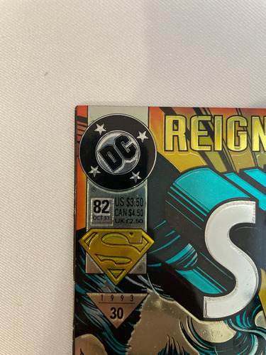 Superman #82 Reign Of The Supermen #30 Dc Comics 1993 Foil C (Usado)