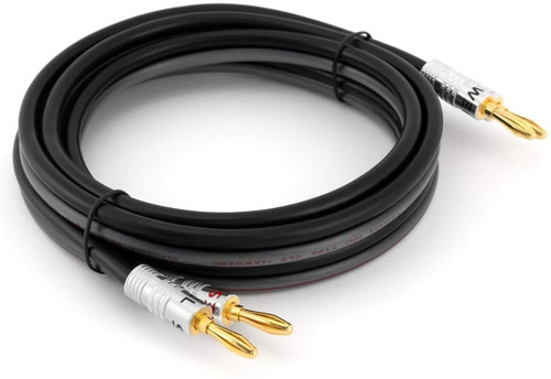 Imagen 8 de 8 de Cable Para Parlantes Conexion Banana 90cm - Hifi - Excelente