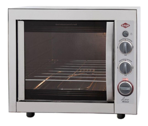 Forno Elétrico Layr Luxo 46l Inox Temperado Espelhado 127v