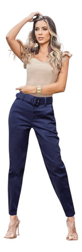 Pantalon Ciclón Jeans Baggy Crop Push Up
