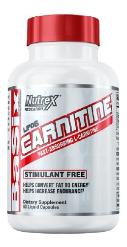 Lipo 6 L-carnitine 60 Capsulas Potente Quemador De Grasa 