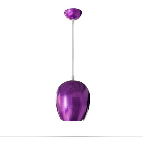 Imagen 3 de 5 de Lampara Decorativa Púrpura Base E26 51782 Philco