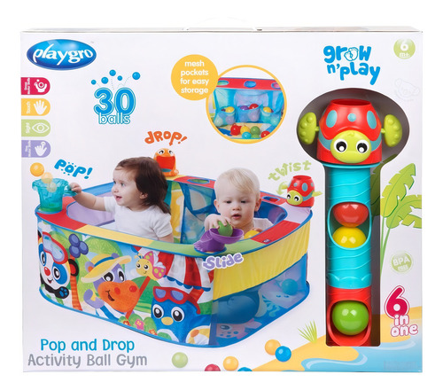Ginásio Playgro Pop And Drop Ball