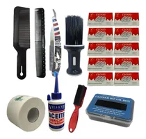 Comprar Kit Barberia Peluqueria Filos Cloud + Peines + Cepillos