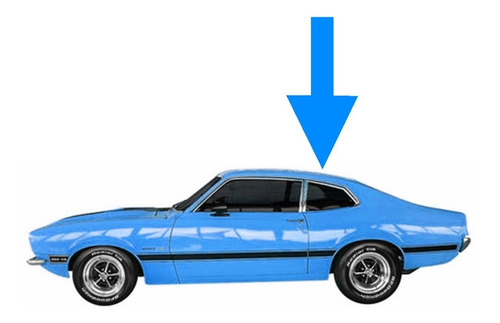 Vidro Lateral Direito Basculante Carroceria Ford Maverick (Usado)