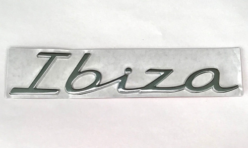 Emblema Trasero Plateado Seat Ibiza Cursivas Mod 2022replica