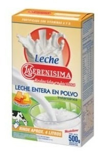 Leche Serenisima En Polvo Deslactosada 500g