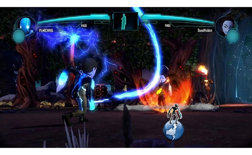 Juego Powerup Heroes con sensor multimedia físico Kinect para Xbox 360