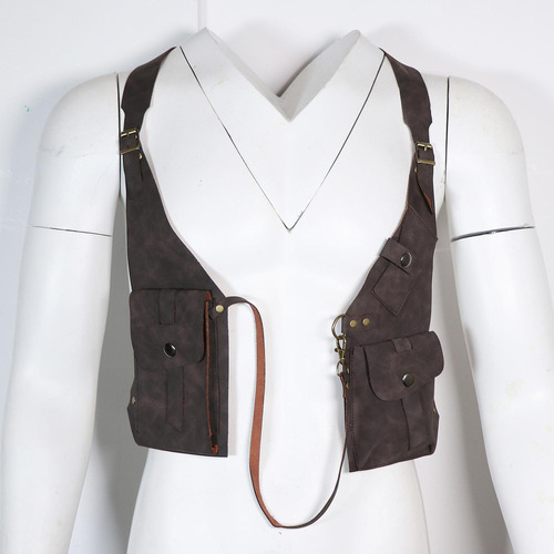 Bolso Tipo Cartera Con Arnés De Hombro Steampunk Para Café