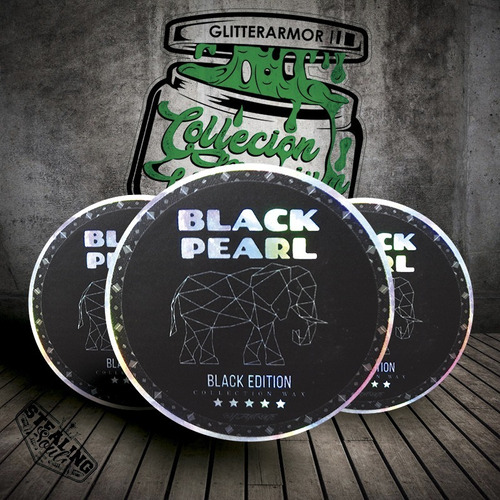 Imagen 1 de 10 de Glitter Armor | Black Pearl | Cera Pasta | Carnauba | 180gr