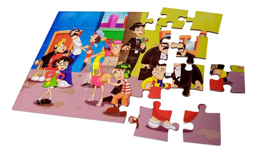 Quebra-cabeça Do Chaves Mdf 30 Peças