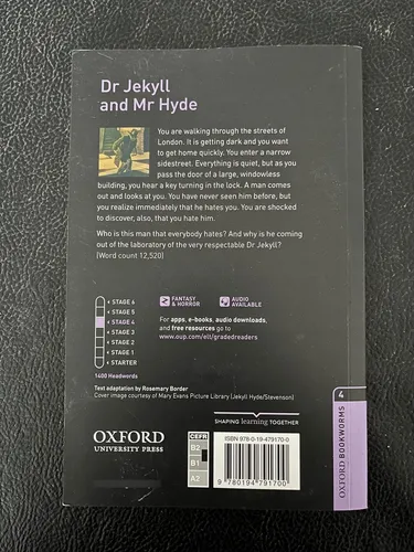Dr Jekyll Y Mr Hyde: A Reader - R.l. Stevenson (Usado)