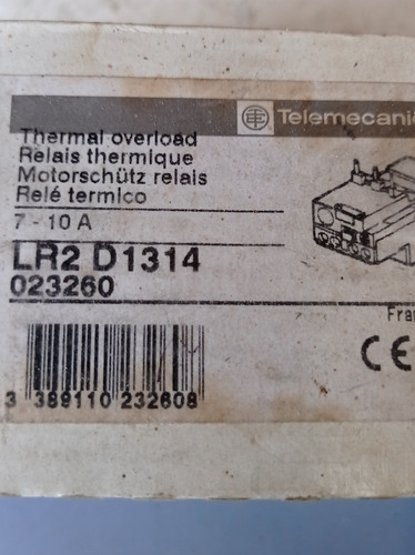 Rele Termico Lr2 D1314 Telemecanique 