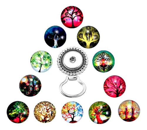 Broche Sostenedor De Gafas Mjartoria Árbol De La Vida 12pcs
