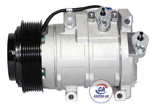 Compressor Ar Cond. 10sre18c 8pk 12v Aplicavel Jhon Deere