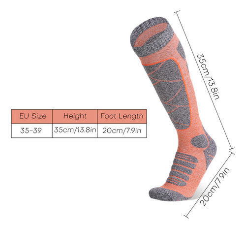 Calcetines Deportivos Para Mujer, Calcetines De Esquí, Calce