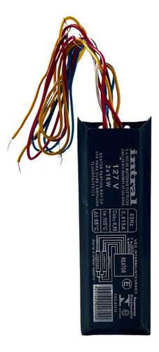 Reator Fluorescente Intral Magnético Afp Prd 2x16w110v 127v