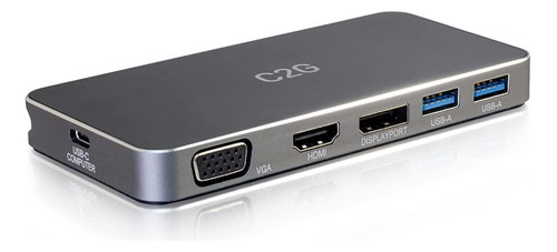 C2g Usb-c® 7 1 Estacion Conexion Mst Doble Pantalla Vga