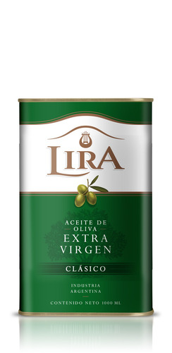 Imagen 1 de 1 de Aceite de oliva virgen extra clásico Lira en lata1 l