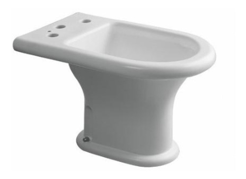 Bidet De 3 Agujeros Sanitarios Ferrum Murano Blanco Bur3j