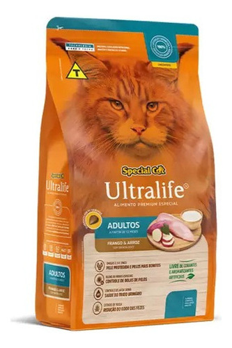 Special Cat Adulto Gatos Salmão E Arroz 1 Kg