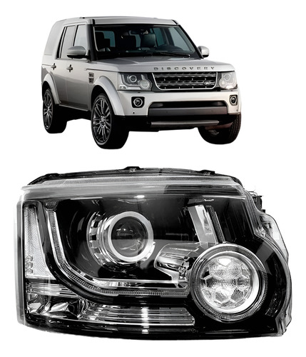 Farol Discovery 4 2014 A 2016 Com Led 15 Pinos