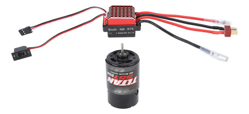 Motor Con Escobillas Esc Combo 55t 550 60a Velocidad Eléctri