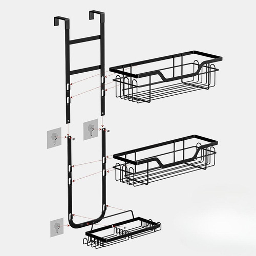 Bh Para Estante De Almacenamiento Para Baño, Estante