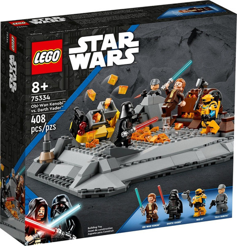 Kit Lego Star Wars Obi-wan Kenobi Vs. Darth Vader 75334 3+ C