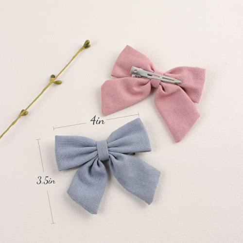 12 Pcs Lazos De Niña 4.5 Pulgadas Pinzas De Cocodril...