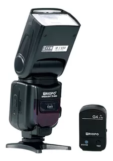 Flash Triopo Tr950ii P/ Canon Nikon Fuji + Emisor G4 Triopo