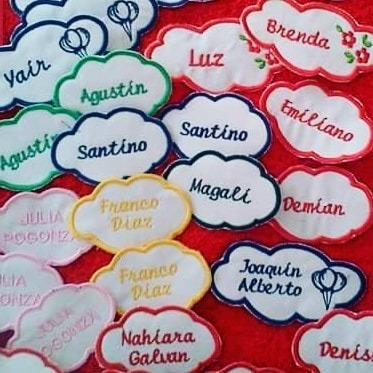 Parches - Etiquetas Escolares X 4 Unid. Personalizados