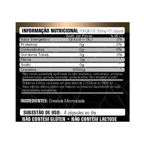 Creatina Supreme Micronizada Pura 120 Cáps - Fonte Verde