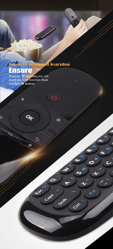 Control Remoto Air Mouse Mini Keyboard W1 Con Control Por Vo