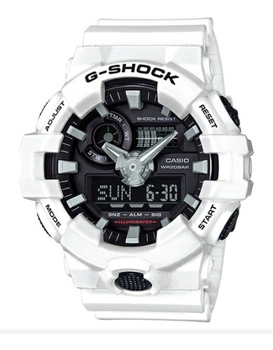 Casio G Shock Ga 700 7a Blanco Mate Original De Casio