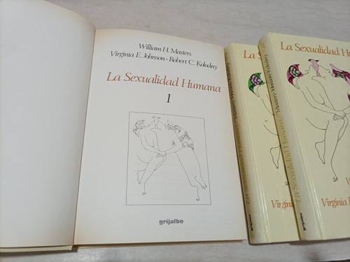 Libro. La Sexualidad Humana. Obra Completa. Masters, Kolodny (Usado)