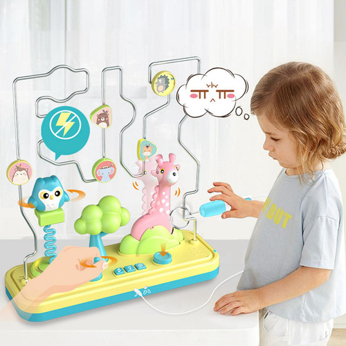 Electric Bump Maze Game Game Science Experiment Juguetes