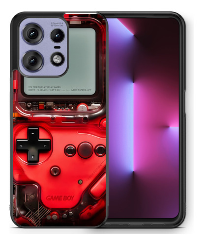 Funda Para Motorola Gameboy Rojo Consola Retro Imagen 2d