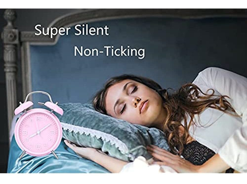 Reloj Despertador Con Dos Campanas Para Personas Que Duermen