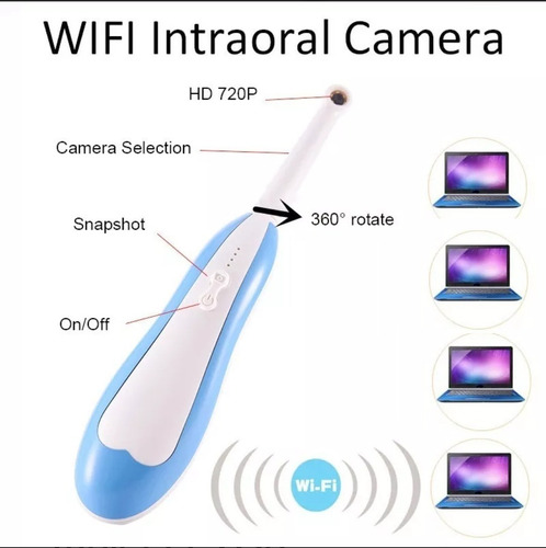 Camera Intra Oral Wifi Wireless, Uso Somente Em Computador